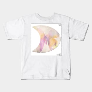 The First Butterfly on the Moon Kids T-Shirt